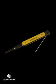 Pinza per Carbone Paname 22 cm in Alluminio e Legno | Eleganza e Sicurezza - Darkshisha